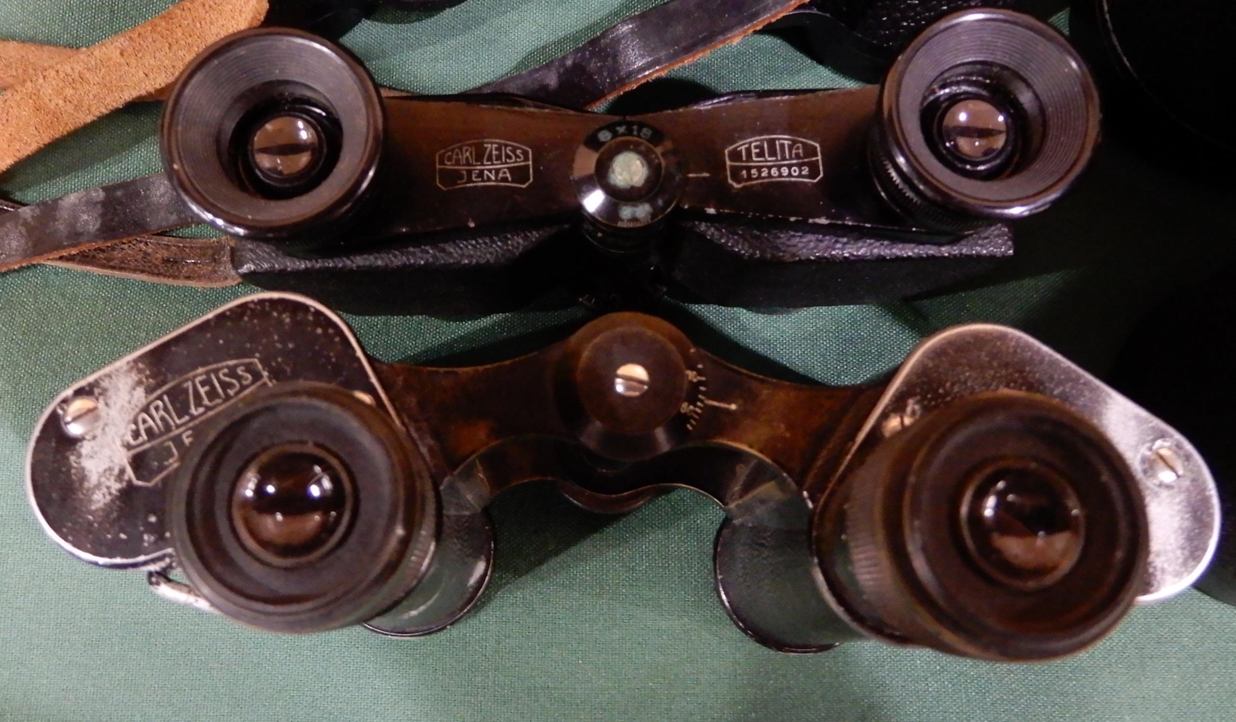 Carl Zeiss Jenna a lot comprising various Carl Zeiss binoculars together examples from Canon, - Image 6 of 8