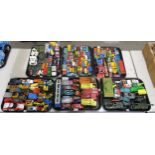 A large collection of play-worn model vehicles, with Matchbox, Dinky and Corgi examples etc.