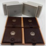 Canada Montreal Olympics 1976 silver four coin proof sets in presentation cases (4) Condition