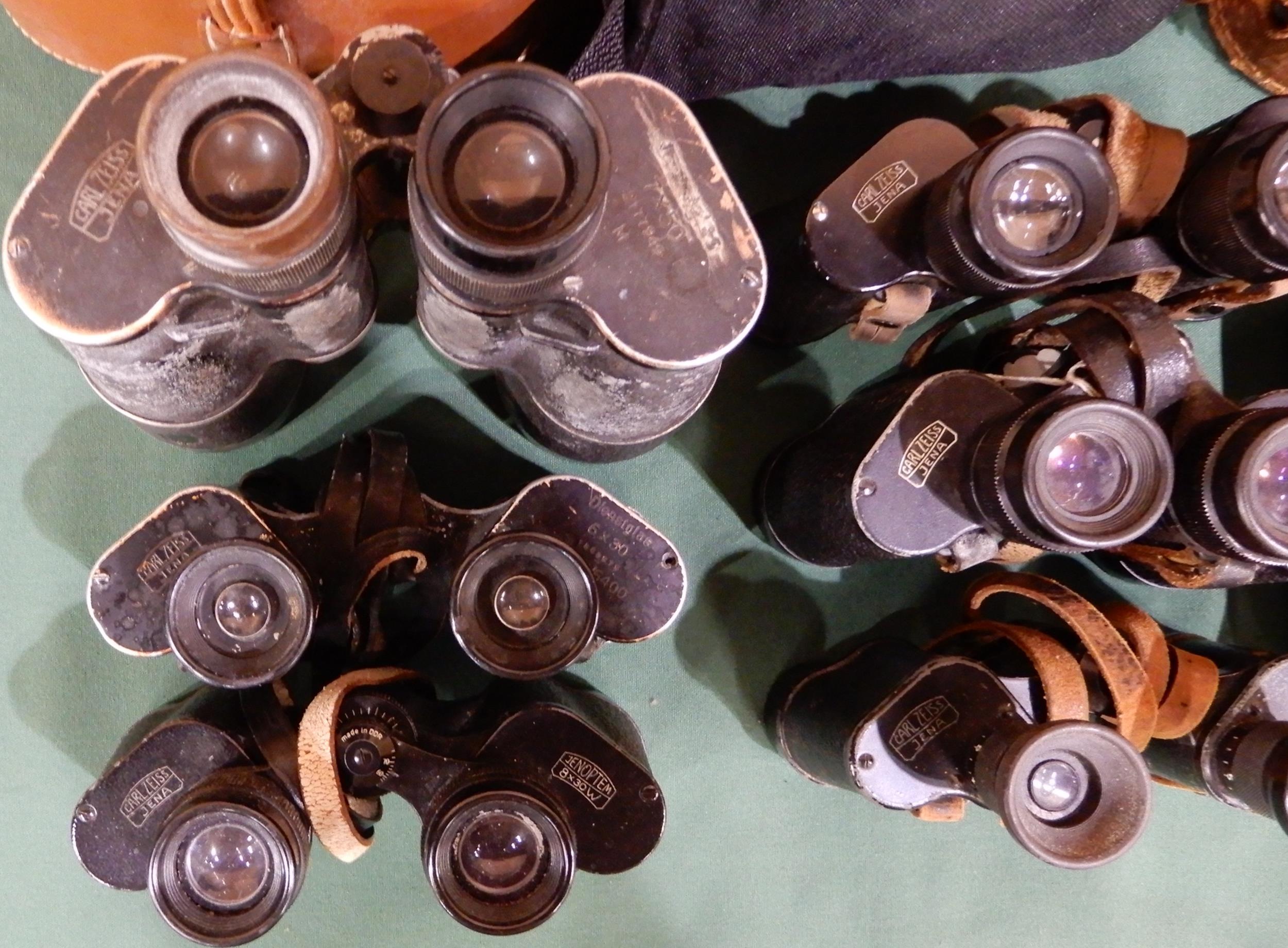 Carl Zeiss Jenna a lot comprising various Carl Zeiss binoculars together examples from Canon, - Image 2 of 8