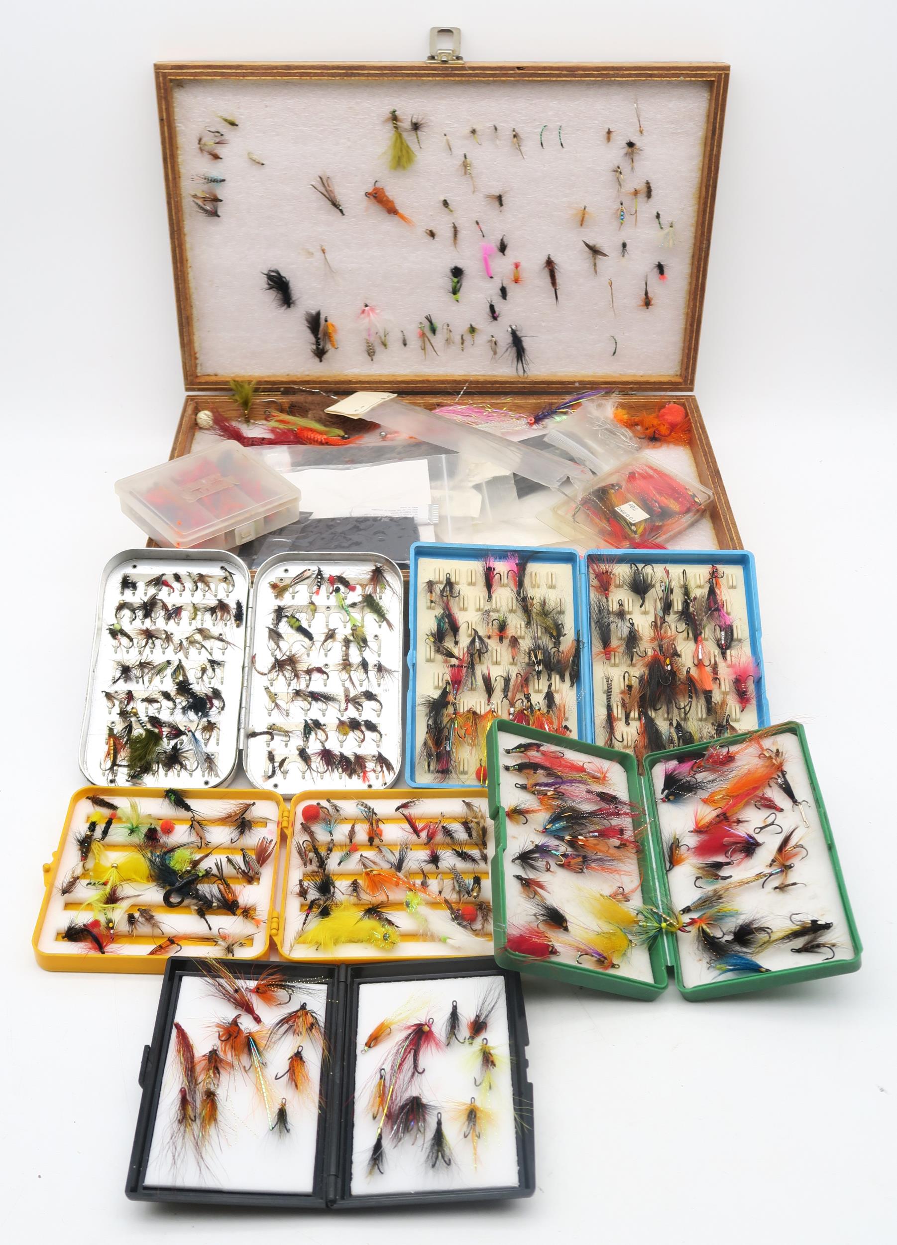 Fishing tackle, comprising a quantity of cased flies and lures; reels to include Leeda Rimfly - Image 2 of 6