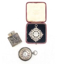 A cased silver Maryburgh Public School Dux medal by Vaughton & Sons, Birmingham, 1913/38; Chester