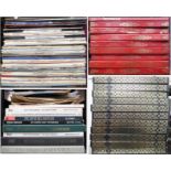 VINYL RECORDS a good collection in three boxes and two cases of classical, operatic and easy