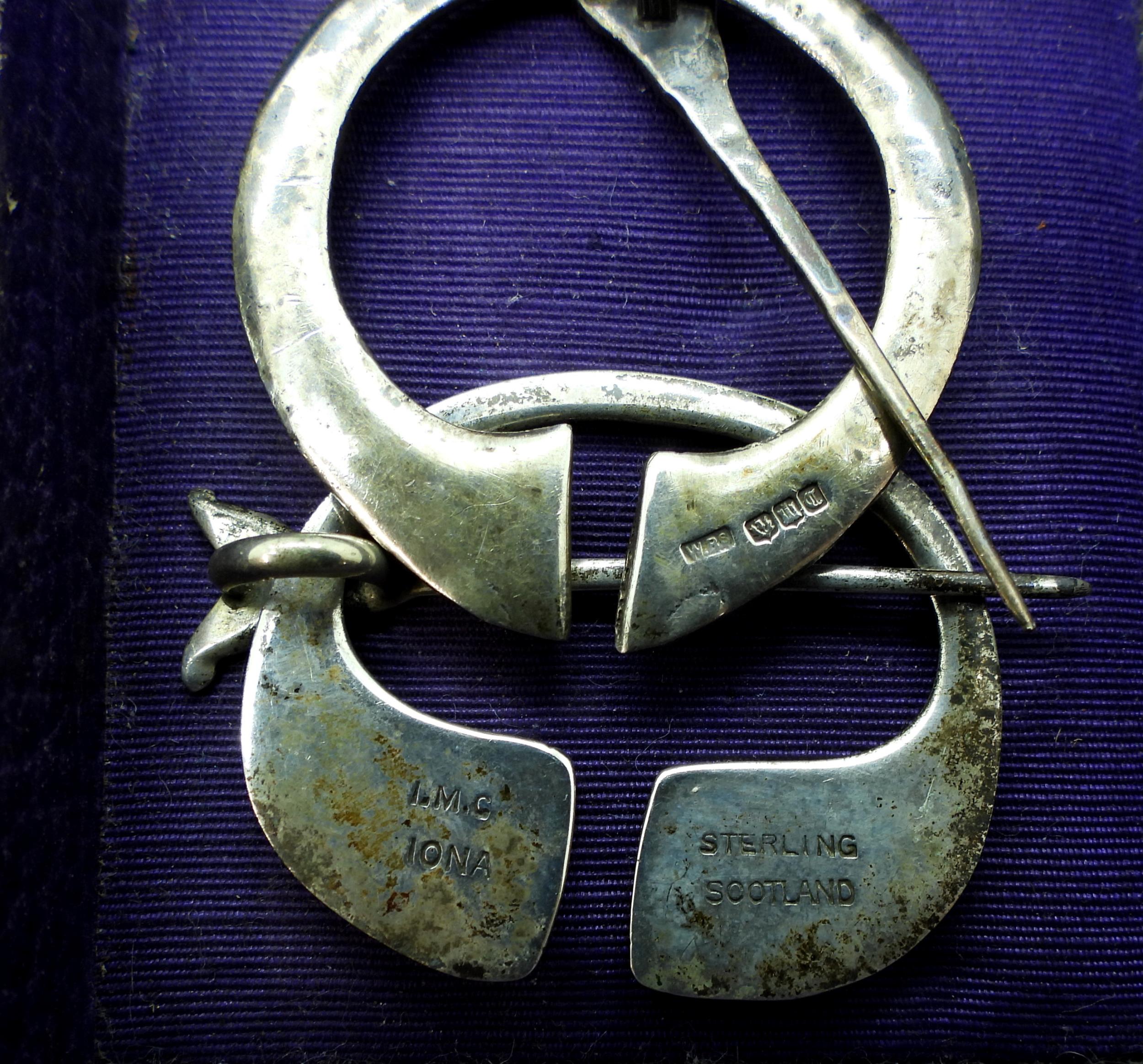 Scottish themed jewellery to include an Iain MacCormick, pen annular brooch, a further example by - Image 3 of 4