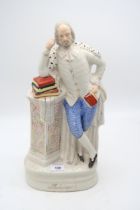 A Staffordshire figure of Shakespeare Condition Report:Available upon request