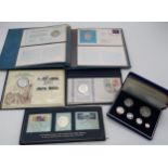 Medallic First Day Covers with July 17 1975 Apollo Soyuz Link-Up, 18 April 1974 Michelangelo 500th