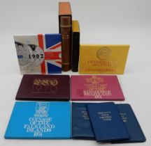Cook Islands 1973 low mintage proof set with book-style case 1973 nine-coin set offered in unusual