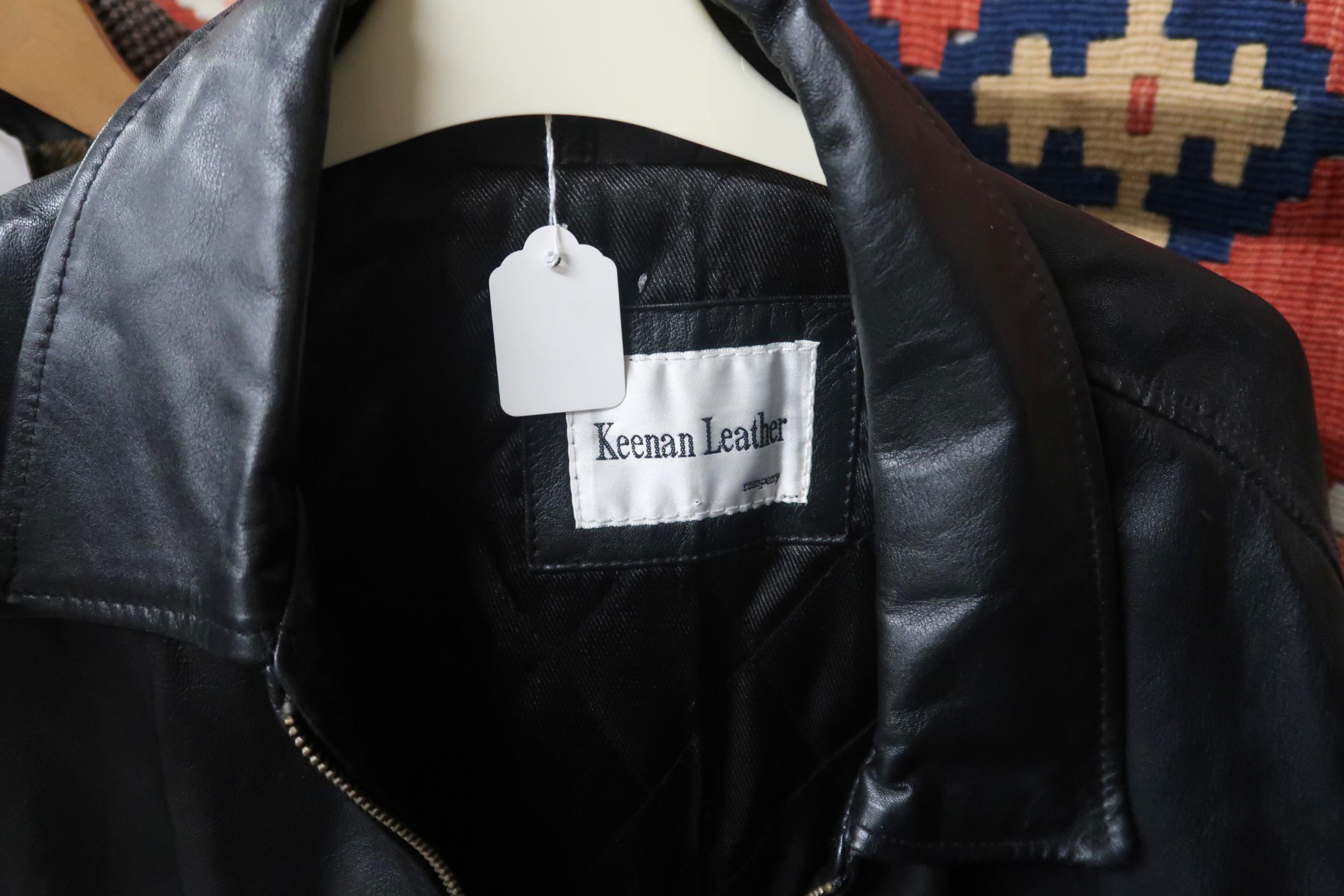 A lot of twelve assorted gents leather coats/jackets (12) Condition Report:Available upon request - Image 2 of 12