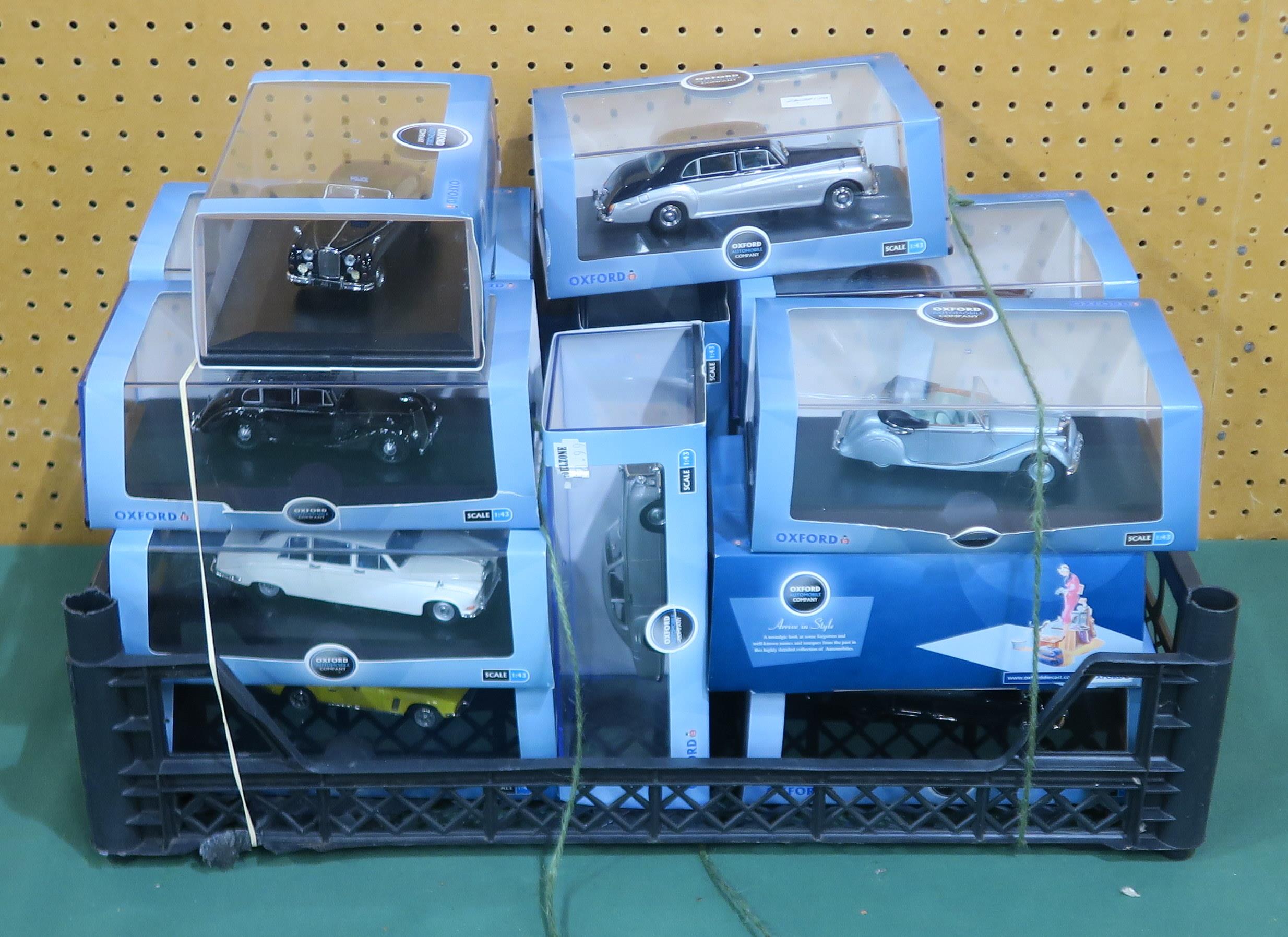 A collection of boxed die-cast model vehicles, largely in 1:43 scale by Oxford, also including a - Image 2 of 2