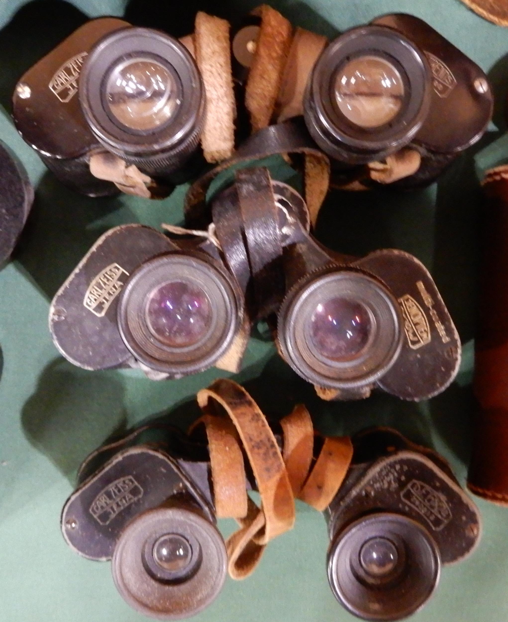 Carl Zeiss Jenna a lot comprising various Carl Zeiss binoculars together examples from Canon, - Image 3 of 8