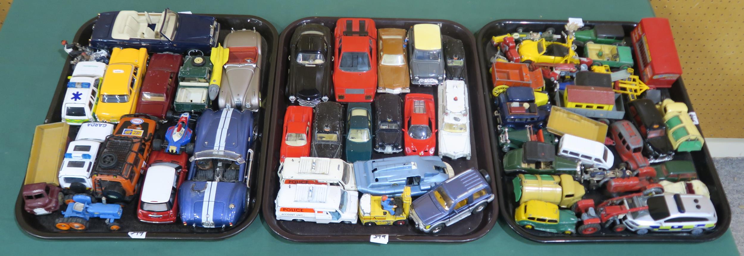 A considerable quantity of play-worn die-cast model vehicles, with examples by Dinky, Britains, - Image 2 of 3