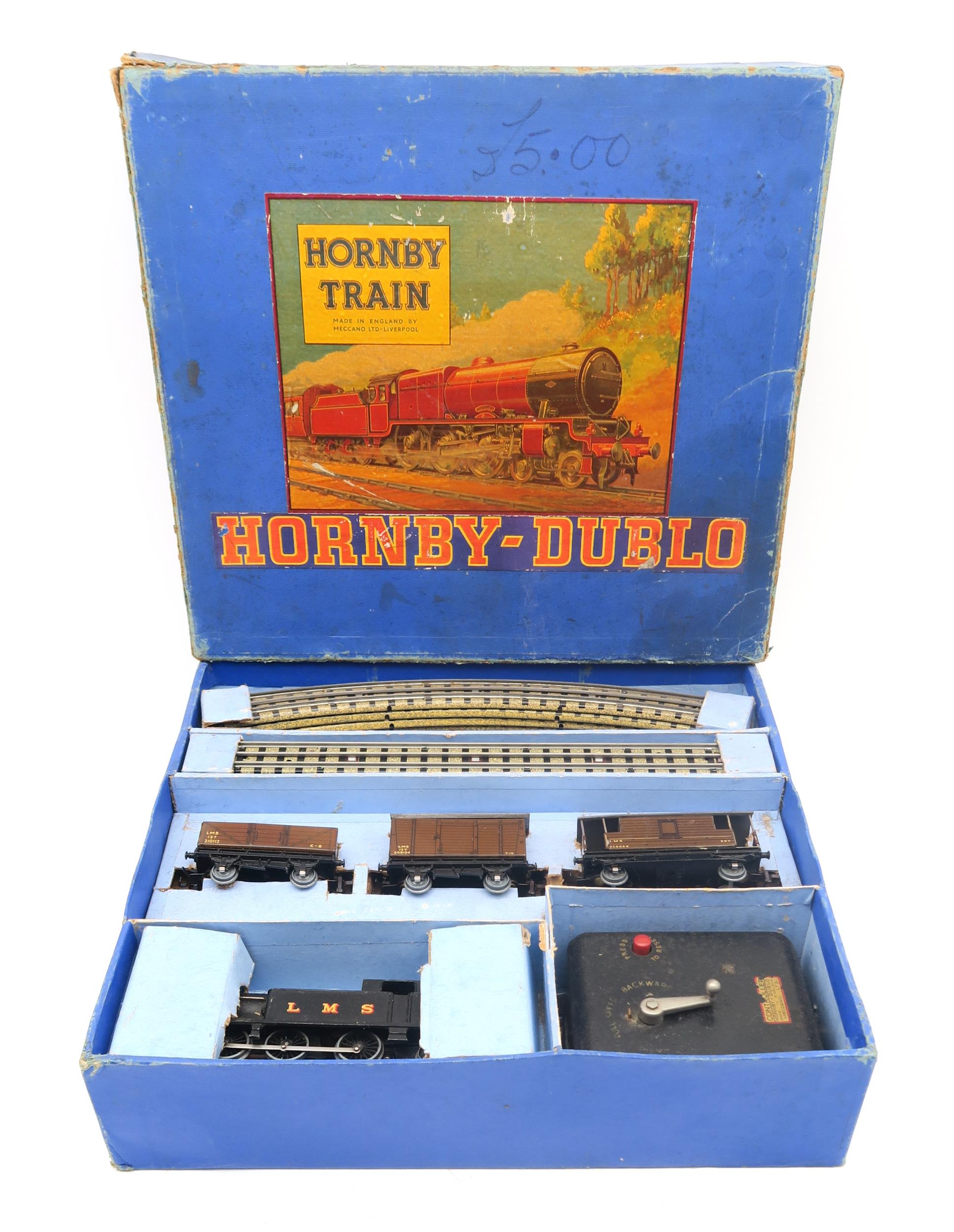 Catalogue Hornby Dublo 1938 – Original, Affiche 00 – Bon état, Plié