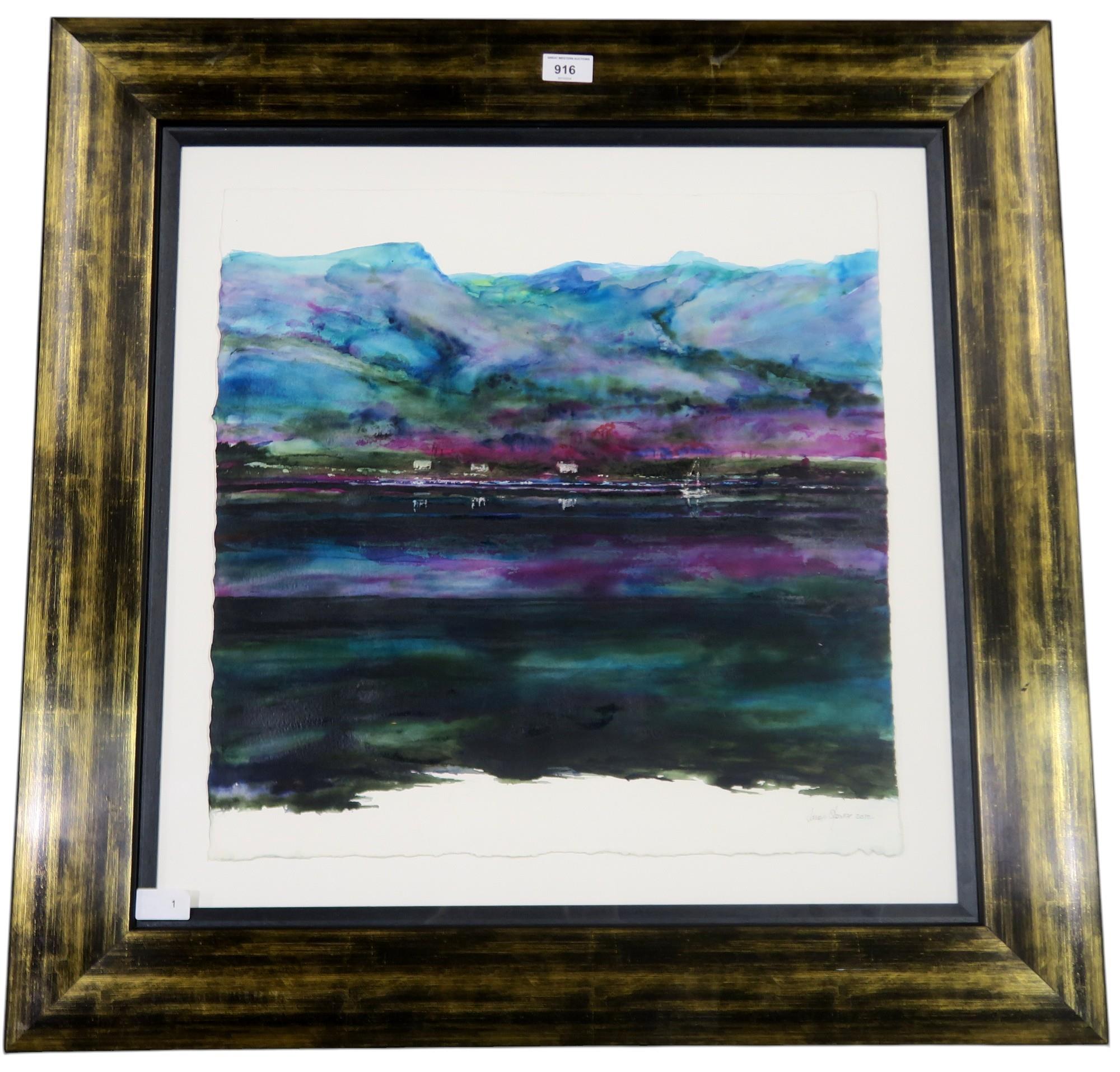 JAMES SPENCE RSW RGI (SCOTTISH 1929-2016)  LOCH DUICH  Watercolour, signed lower right, dated - Image 2 of 3