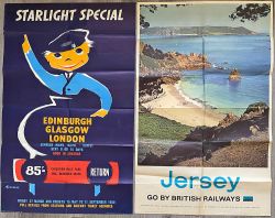 Posters double royal size, comprising: Starlight Special, Edinburgh Glasgow London for 85/- Return