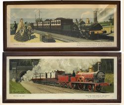A pair of Hamilton Ellis Carriage Prints: Courier; Large Bloomer. Both in original glazed frames. (2