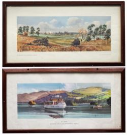 Carriage Prints qty 2 comprising: Blythburgh near Halesworth, Suffolk by Eric Scott from the LNER