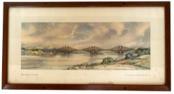 Carriage Print Forth Bridge, Scotland by Kenneth Steel from the LNER Post War series in an
