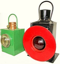 BR(S) Buffer Stop Lamp plated such on side together with a larger Lamp Manufacturing plate. Complete