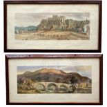 Carriage Prints qty 2 comprising: Stirling Castle, Stirlingshire by Henry Rushbury; Dunkeld,