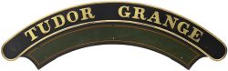 Nameplate TUDOR GRANGE ex GWR Collett Grange Class 4-6-0 built at Swindon in 1937 as order number