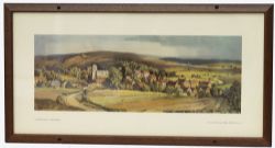 Carriage Print LASTINGHAM, YORKSHIRE by Freda Marston ROI from the LNER Post War Series 1947 In