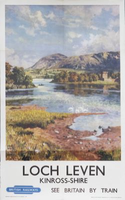 Poster BR(SC) LOCH LEVEN KINROSS-SHIRE by McIntosh Patrick. Double Royal 25in x 40in. In very good