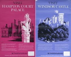 A pair of posters of London interest BR(S) HAMPTON COURT PALACE in very good condition and BR(S)