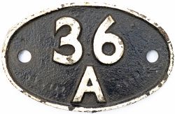Shedplate 36A Doncaster 1949-May 1966 to steam. This ex GNR shed had a handful of A3s and B1