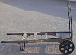 Great Western Railway Porters luggage sack truck. Painted on the side WIVELISCOMBE, in very good