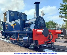 Peckett 0-4-0T Steam Locomotive Works Number 1631 of 1923 named Marcia
