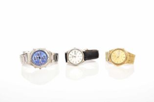 Seiko: Three gentleman's wristwatches