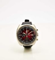 Tissot: A gentleman's stainless steel Navigator chronograph wristwatch