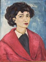 Alan Lowndes (1921-1978) Portrait of Patricia Mumford (1935-2021)