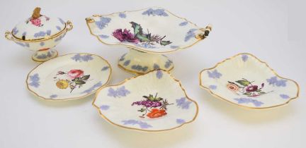 H&R Daniel dessert service, circa 1825, pattern 4019