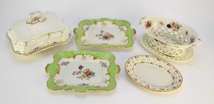 English ceramics including Coalport and Wedgwood