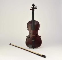 An early 20th century violin, style of Bergonzi