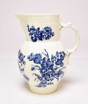 Caughley 'Bouquets' cabbage leaf maskhead jug