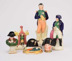 Napoleon related pottery and porcelain, 19th century