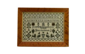 A group of four needlework samplers, late 20th century