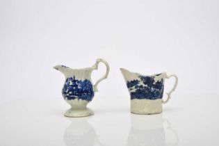 Two Seth Pennington and John Part (Liverpool) cream jugs