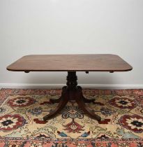 A William IV mahogany tilt-top breakfast table