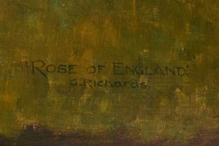 H. Watson (British 20th Century) Sir Gordon Richards (1904-1986) on Rose of England