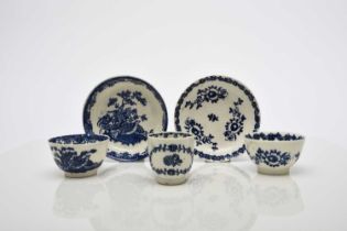 Group of Liverpool porcelain, 18th century