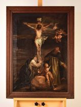 Attributed to Johann Baptiste Bouttats after Sir Anthony van Dyck (1599-1641) Crucifixion of Christ