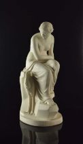 Minton parian figure of Solitude after John Lawlor