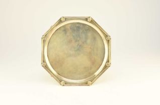 An Art Deco silver salver