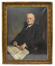 David Jagger (British 1891-1958) Portrait of Mark Brickhill, Chairman of Winterbottom's Book Cloth