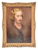 H D Serpell (20th Century) Portrait of a Genteel Lady