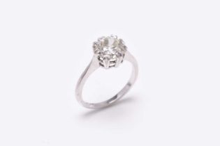 A single stone diamond ring