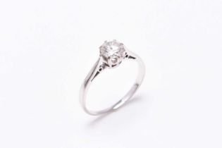 A single stone diamond ring